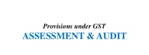 assessment and audit provisions 